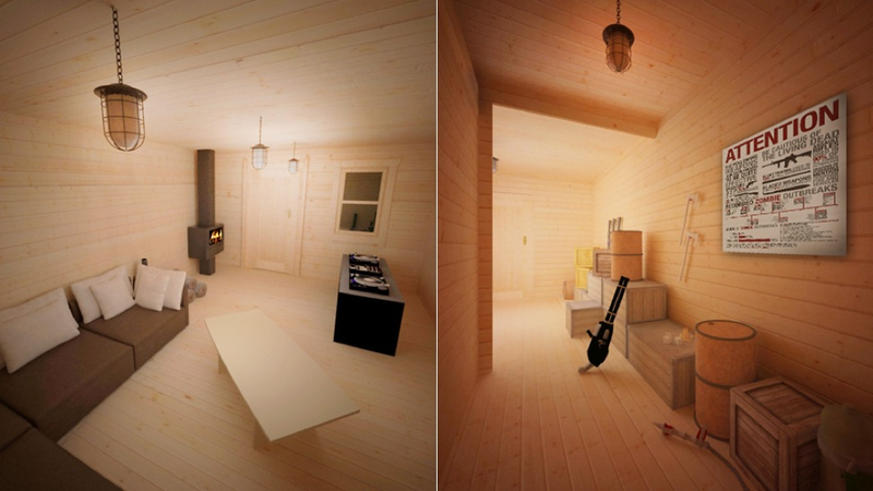 Illustration for article titled A $146,000 Anti-Zombie Cabin Is Your Best Bet To Stay Safe on Halloween